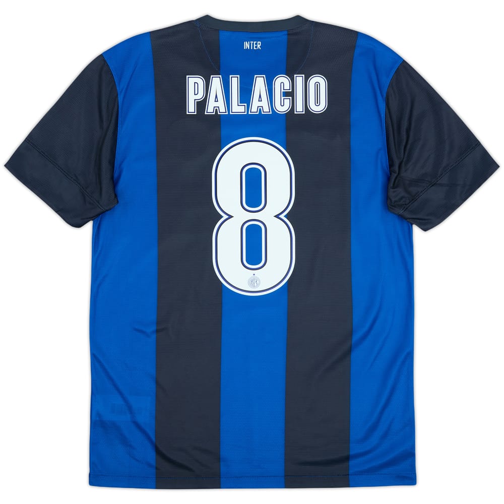 2012-13 Inter Milan Home Shirt Palacio #8 - 9/10 - (M)