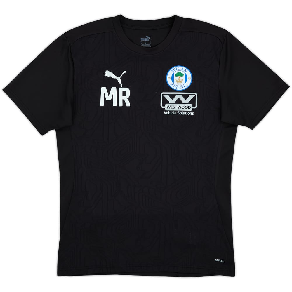 2022-23 Wigan Staff Issue Puma Training Shirt 'MR' - 10/10 - (M)