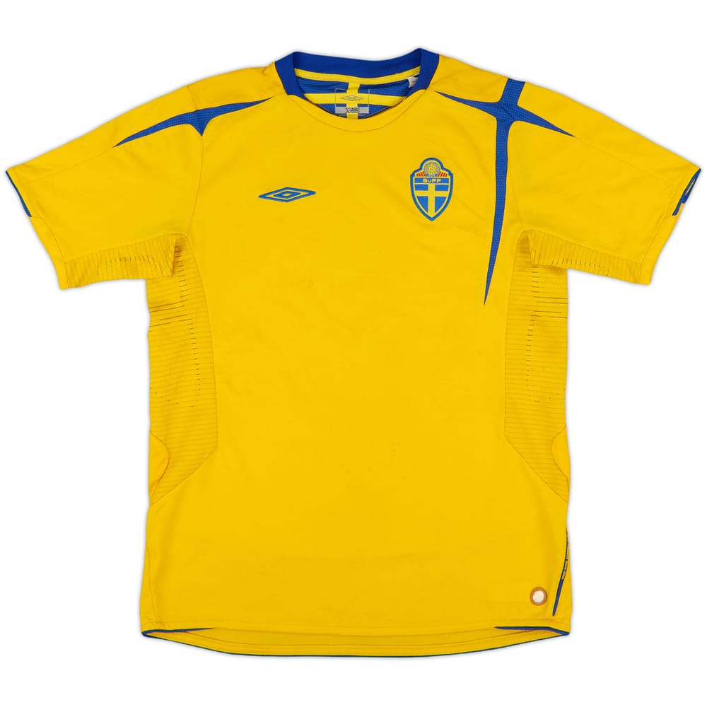 2005-06 Sweden Home Shirt - 7/10 - (XL.Boys)