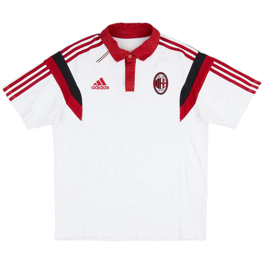 2014-15 AC Milan adidas Cotton Tee - 9/10 - (M)