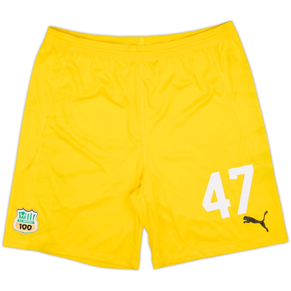 2020-21 Sassuolo Player Issue GK Shorts #47 (Consigli) - 6/10 - (L)