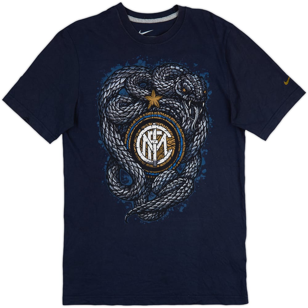 2011-12 Inter Milan Nike Graphic Tee - 7/10 - (M)