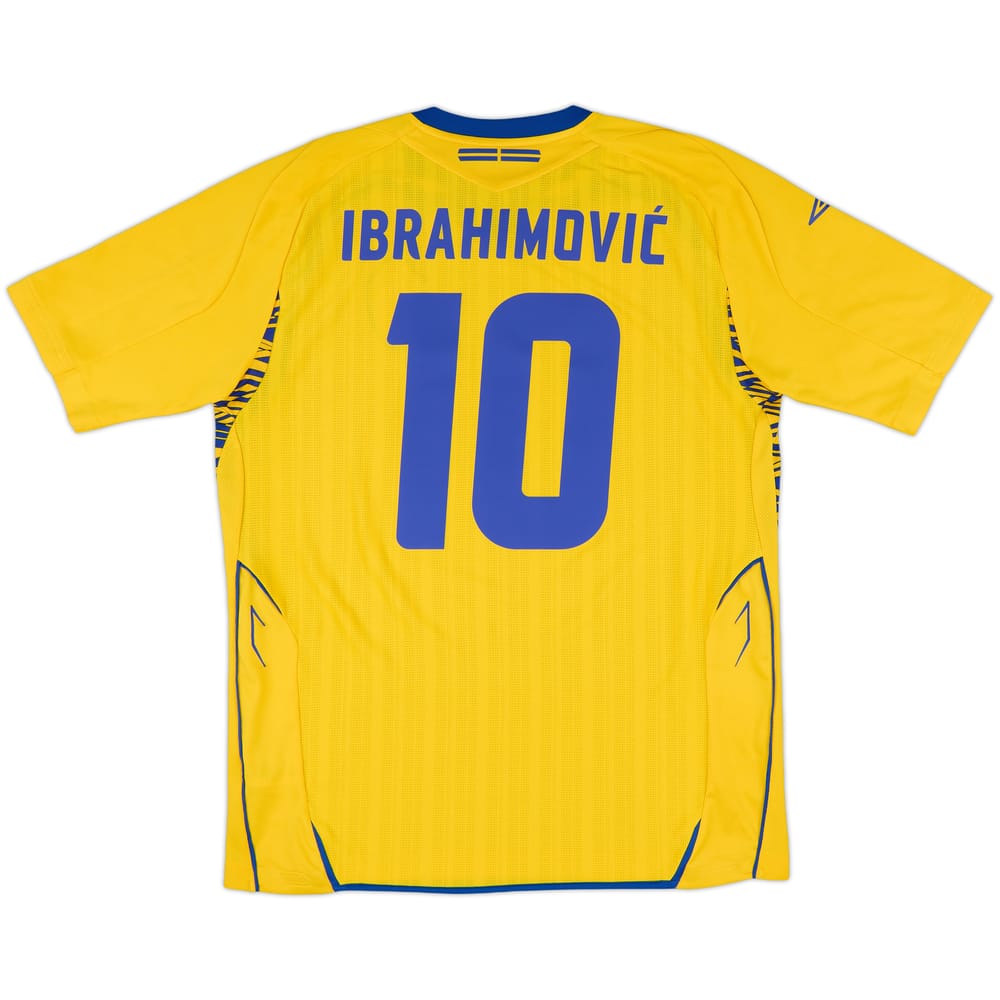 2007-09 Sweden Home Shirt Ibrahimovic #10 - 10/10 - (L)