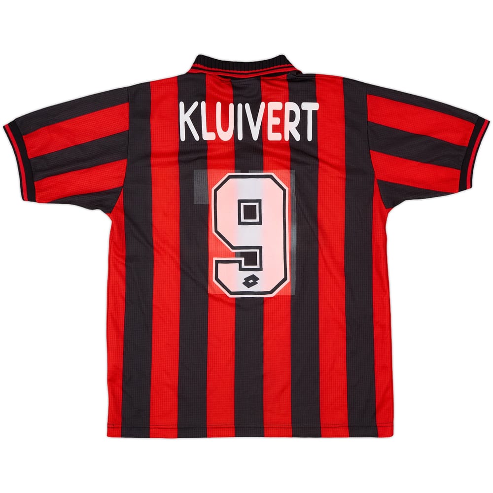 1997-98 AC Milan Home Shirt Kluivert #9 - 7/10 - (M)