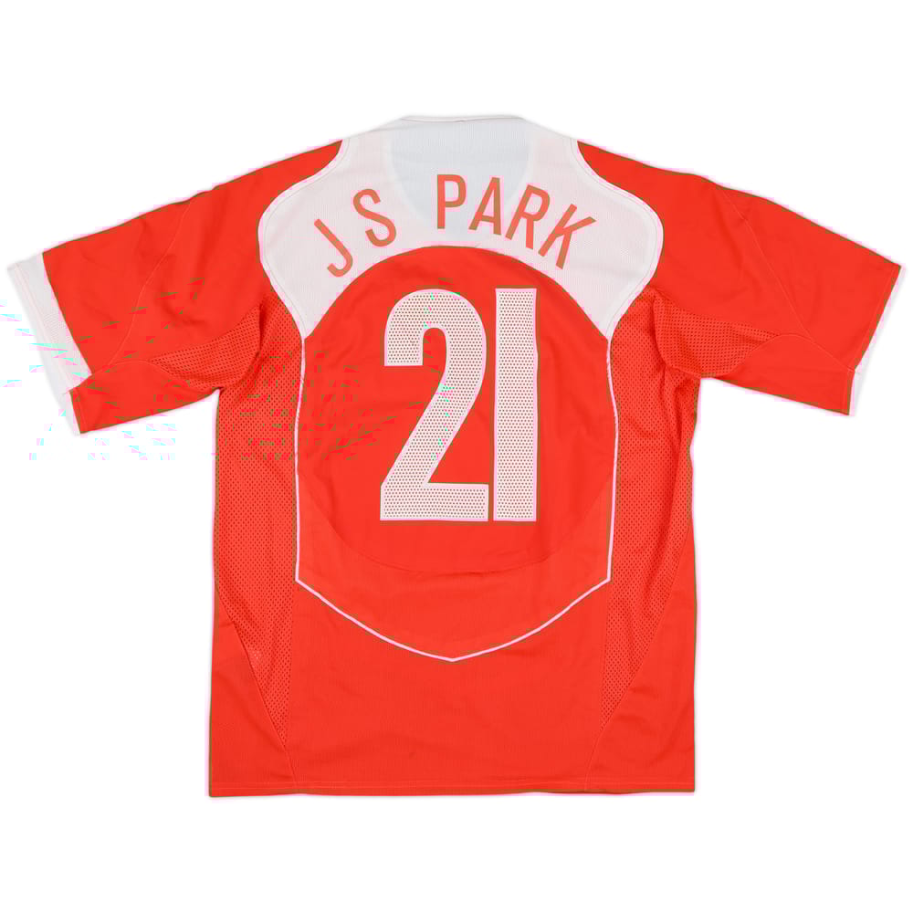 2002-03 South Korea Home Shirt J.S.Park #21 - 7/10 - (L)