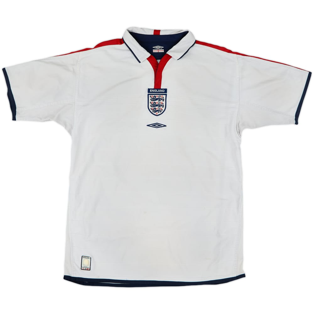 2003-05 England Home Shirt - 5/10 - (L)