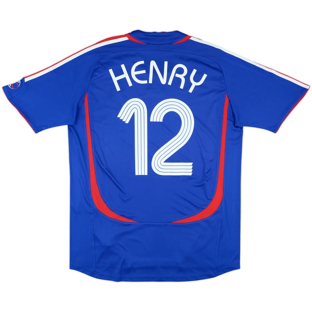 2006-07 France Home Shirt Henry #12 - 10/10 - (L)