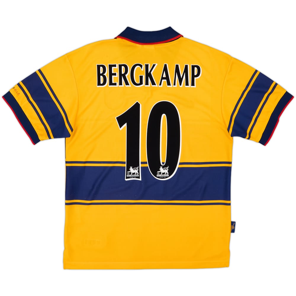1997-99 Arsenal Away Shirt Bergkamp #10 - 8/10 - (M)
