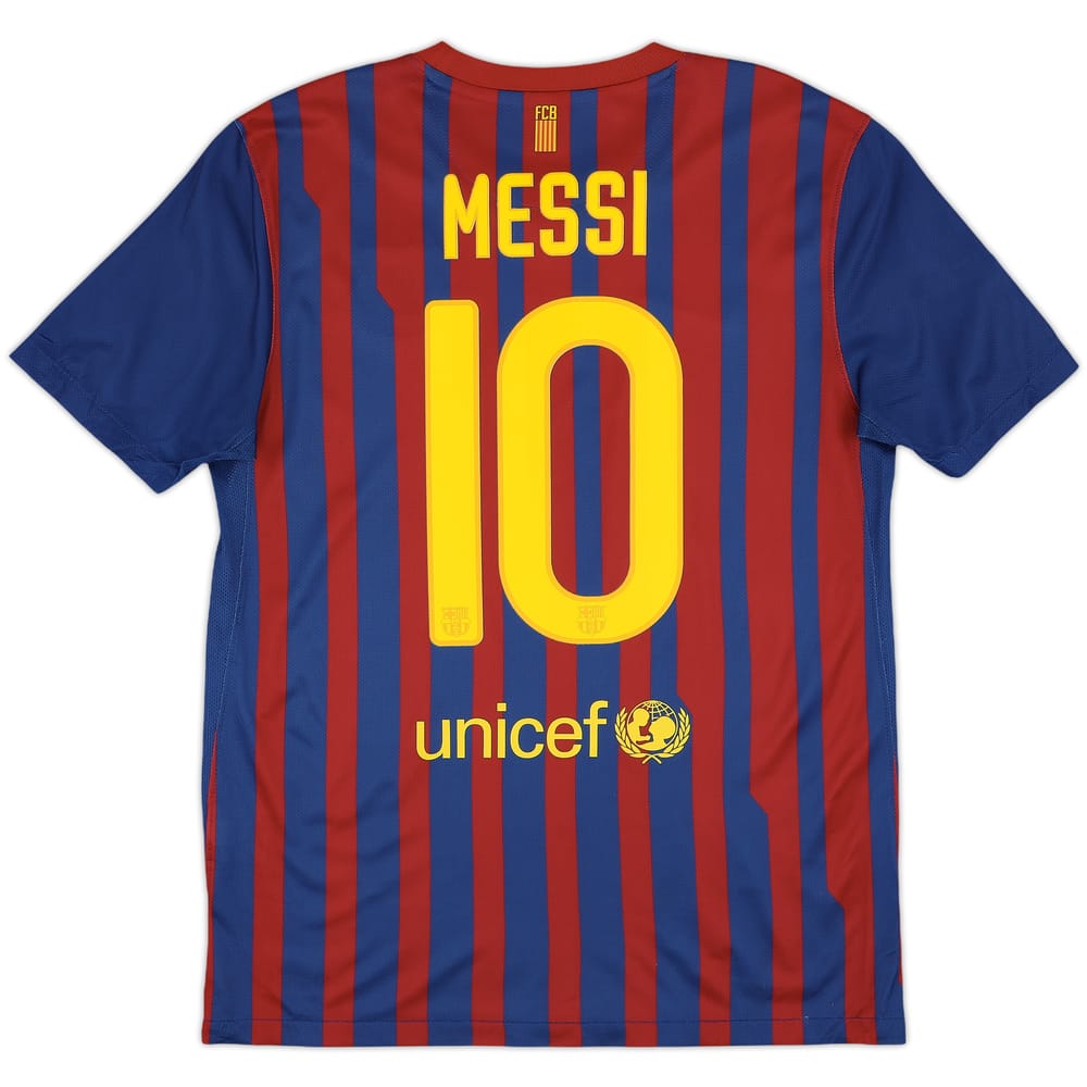 2011-12 Barcelona Home Shirt Messi #10 - 7/10 - (M)