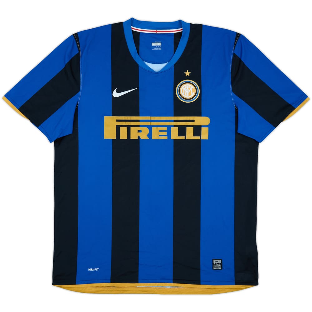 2008-09 Inter Milan Home Shirt - 7/10 - (XL)