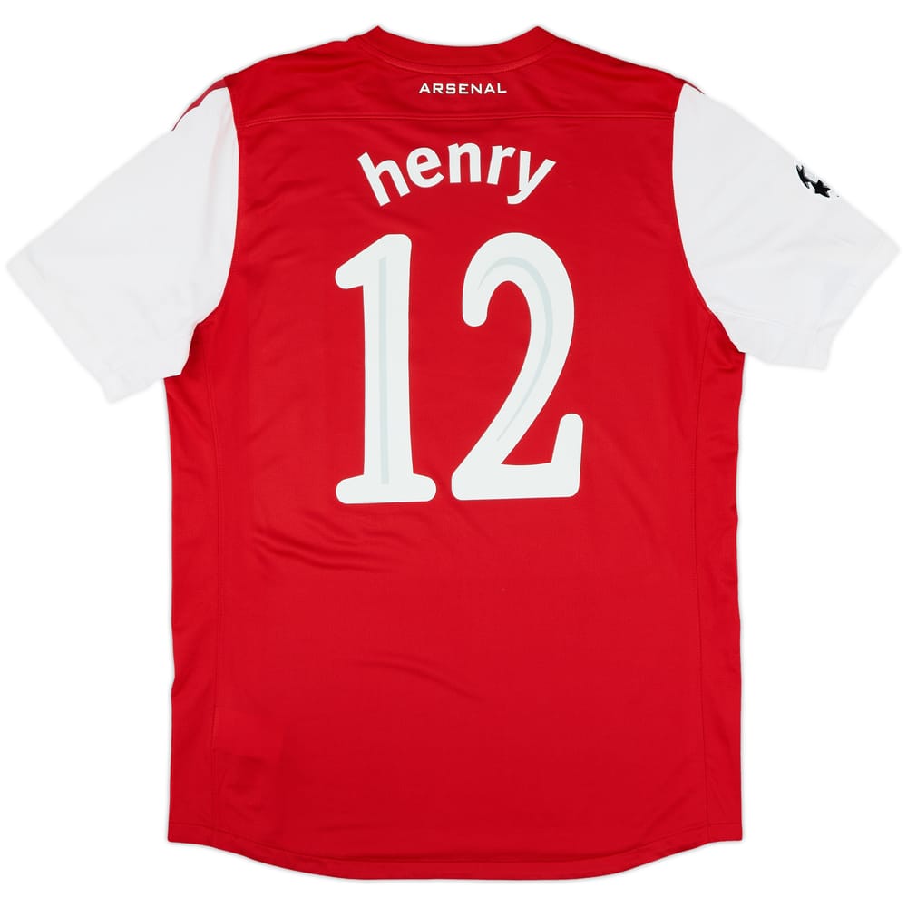 2011-12 Arsenal Authentic Home Shirt Henry #12 - 6/10 - (XL)