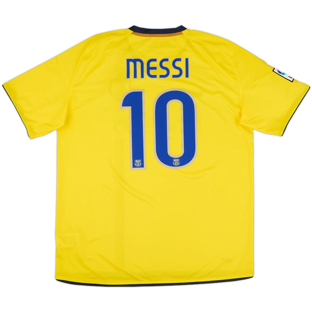 2008-10 Barcelona Away Shirt Messi #10 - 7/10 - (XL)