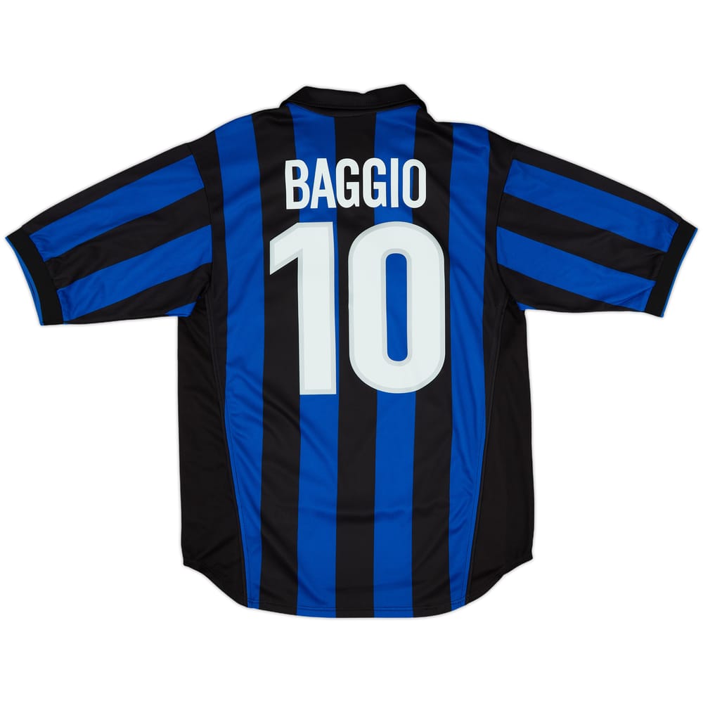 1998-99 Inter Milan Home Shirt Baggio #10 - 8/10 - (S)