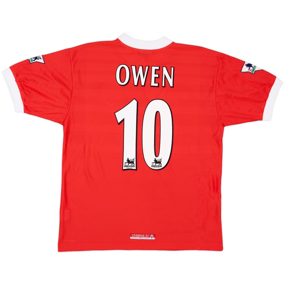 1998-00 Liverpool Home Shirt Owen #10 - 8/10 - (L)