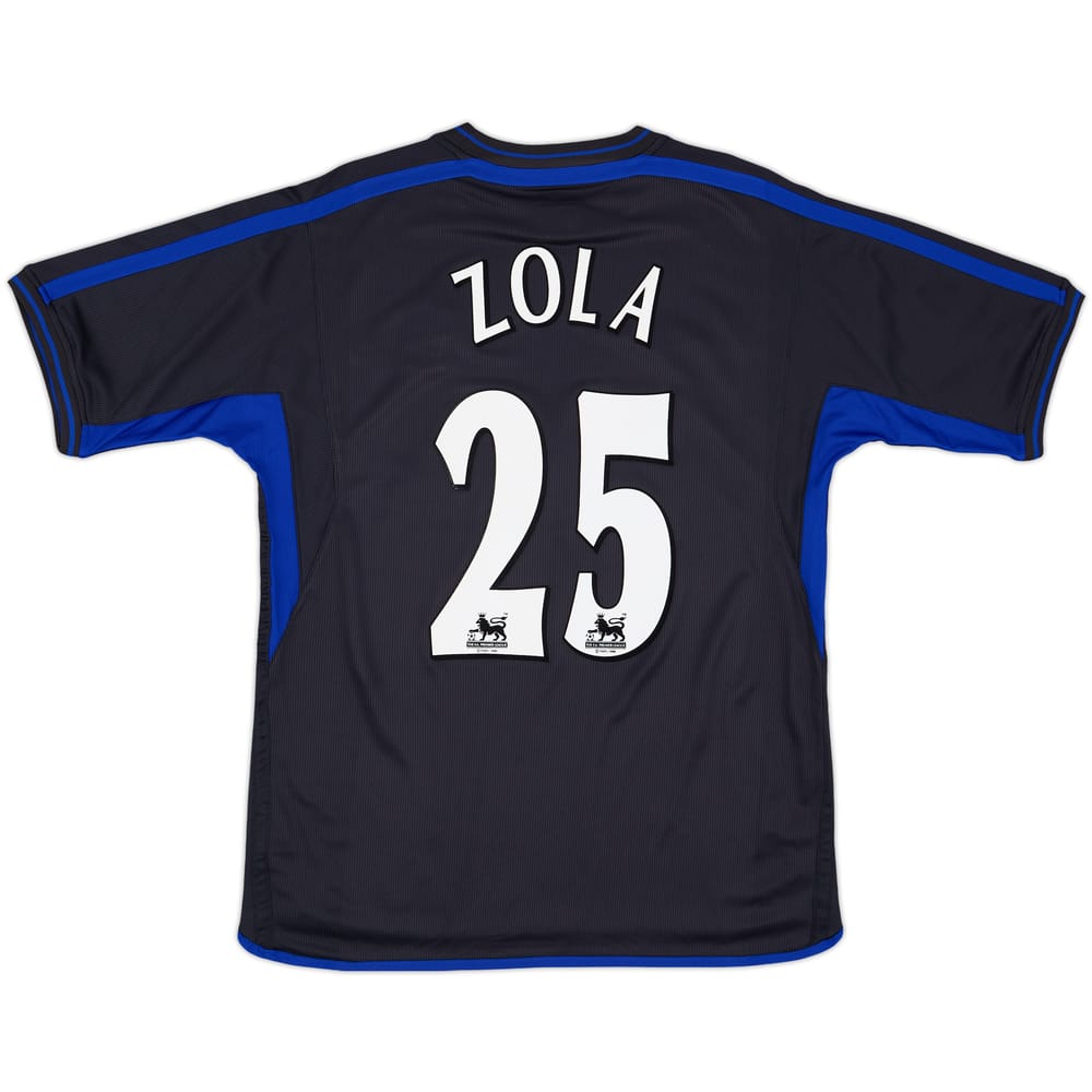 2002-04 Chelsea Away Shirt Zola #25 - 8/10 - (L)