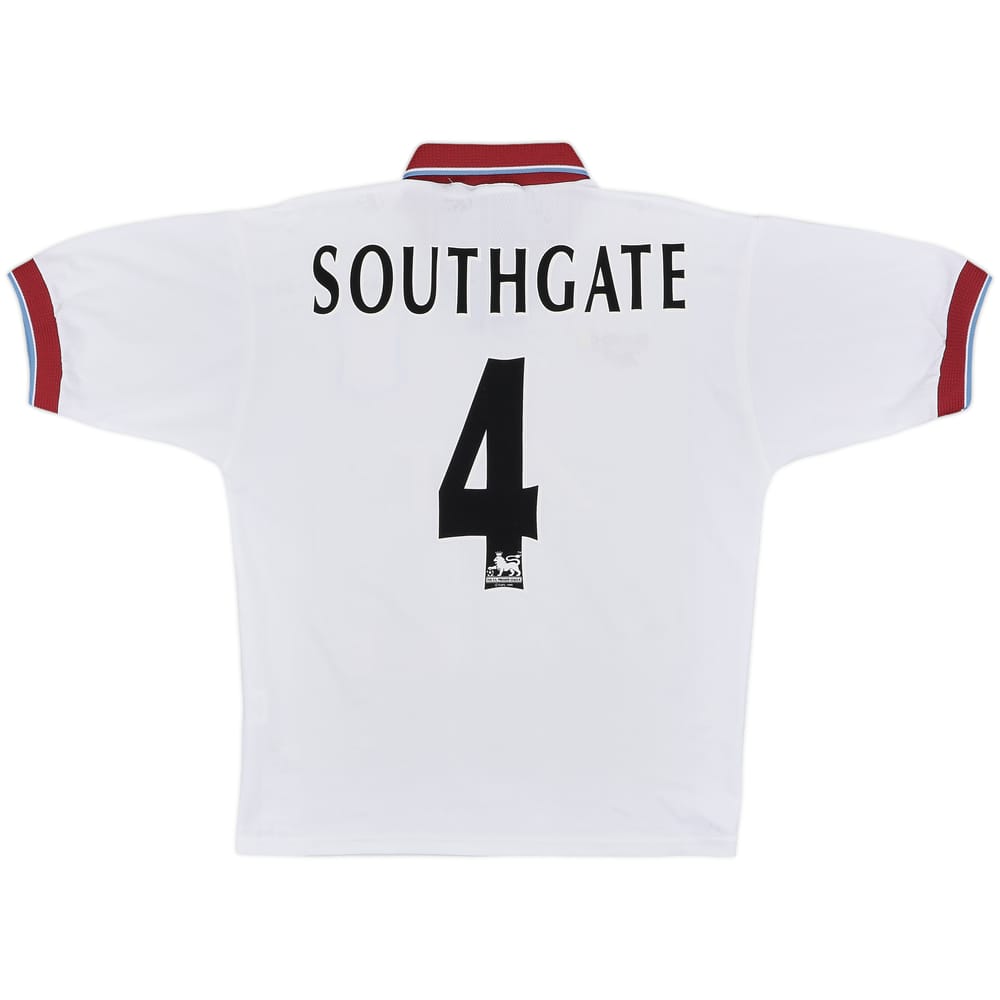 1996-98 Aston Villa Away Shirt Southgate #4 - 7/10 - (M)