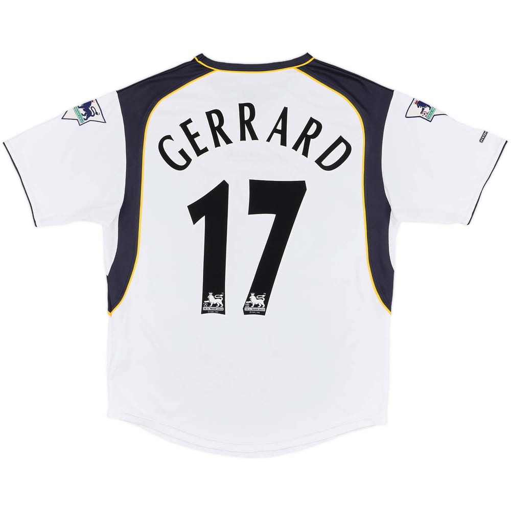 2001-03 Liverpool Away Shirt Gerrard #17 - 8/10 - (L)