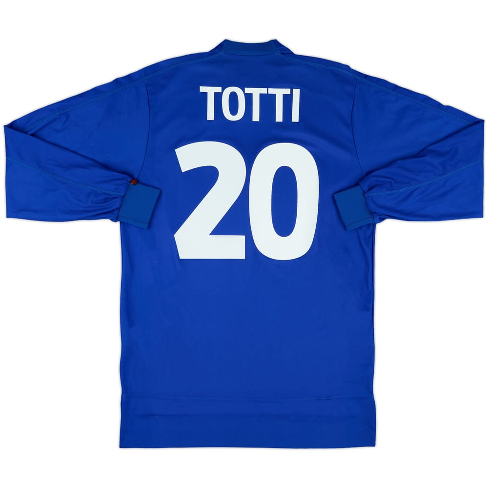 1998-99 Italy Home L/S Shirt Totti #20 - 9/10 - (M)