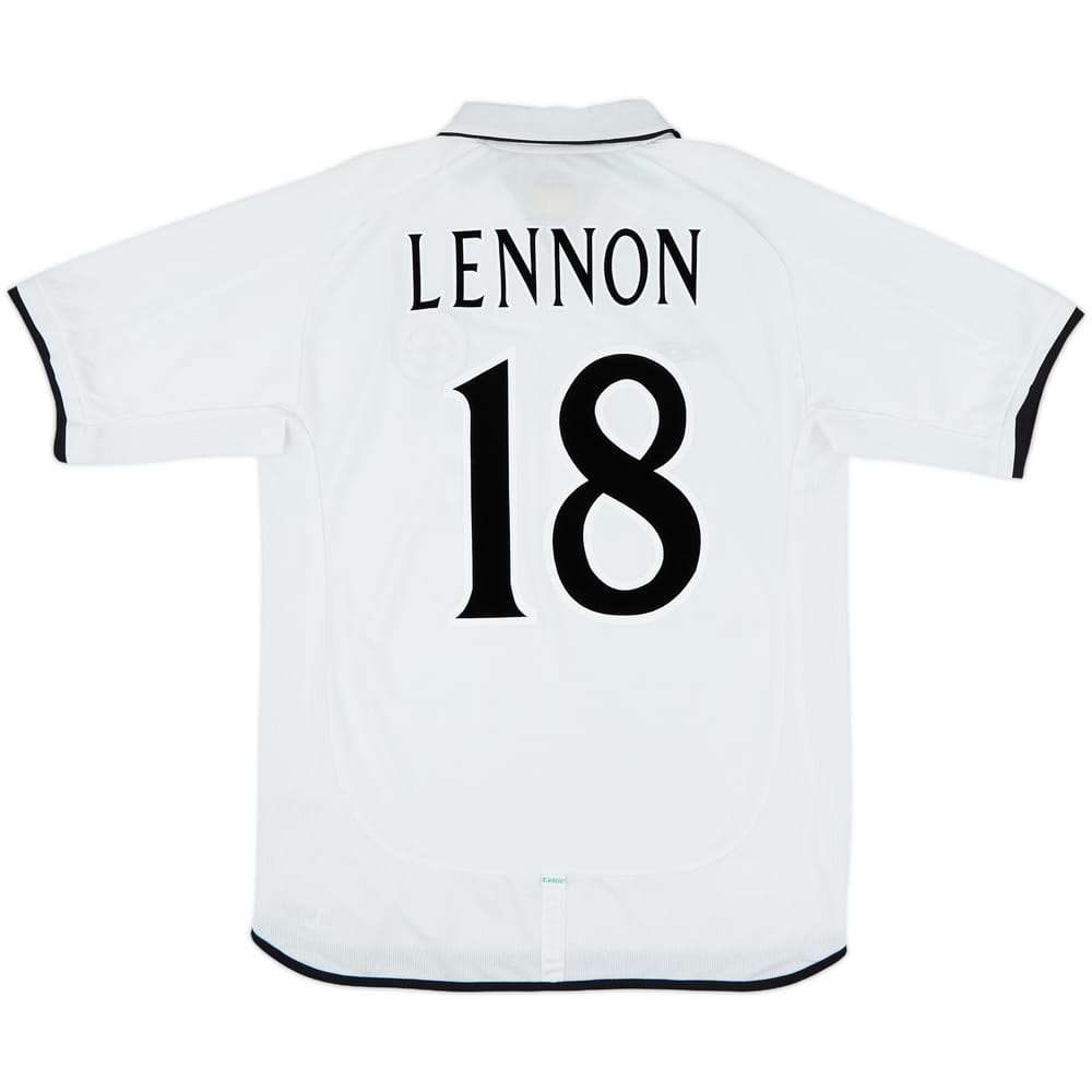 2001-02 Celtic Away Shirt Lennon #18 - 8/10 - (L)