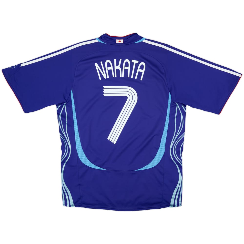 2006-08 Japan Home Shirt Nakata #7 - 9/10 - (M)