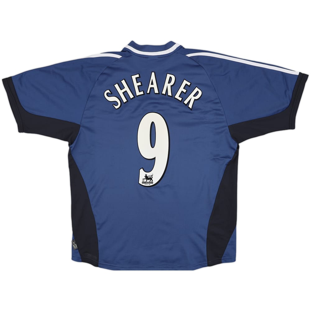2001-02 Newcastle Away Shirt Shearer #9 - 8/10 - (L)