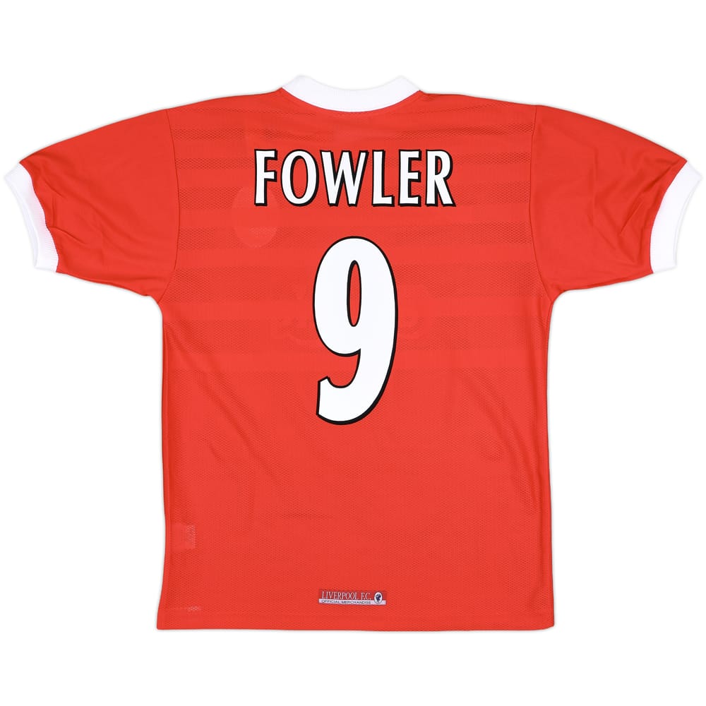 1998-00 Liverpool Home Shirt Fowler #9 (M)
