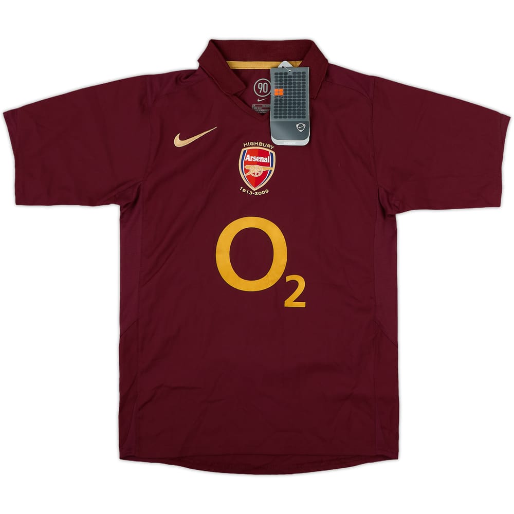 2005-06 Arsenal Home Shirt (M.Boys)