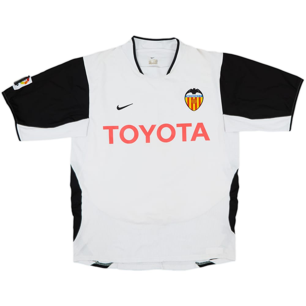 2003-04 Valencia Home Shirt - 8/10 - (L)
