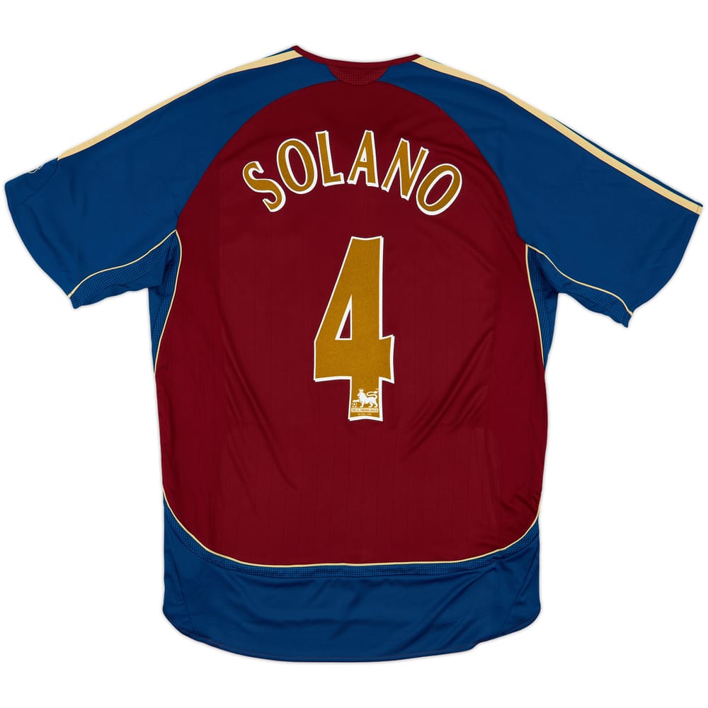 2006-07 Newcastle Away Shirt Solano #4 - 7/10 - (L)