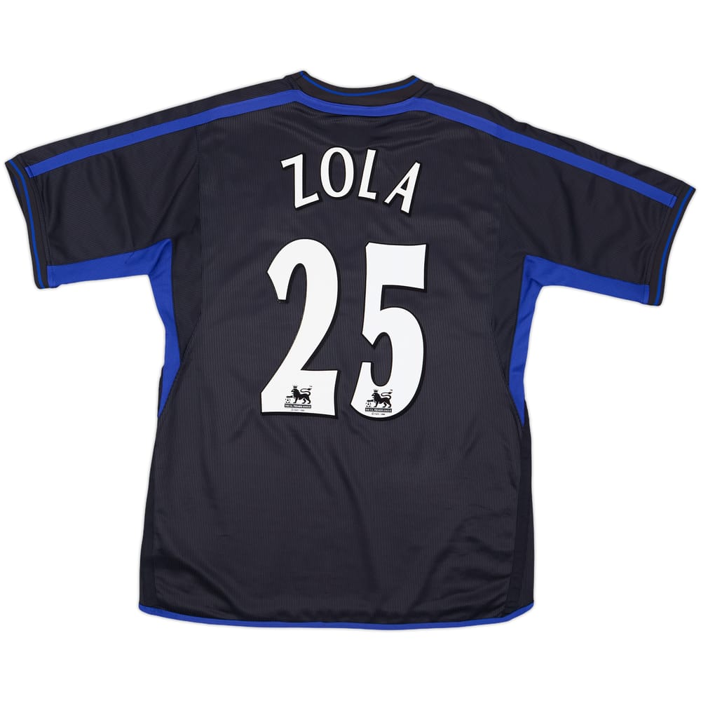 2002-04 Chelsea Away Shirt Zola #25 - 8/10 - (L)