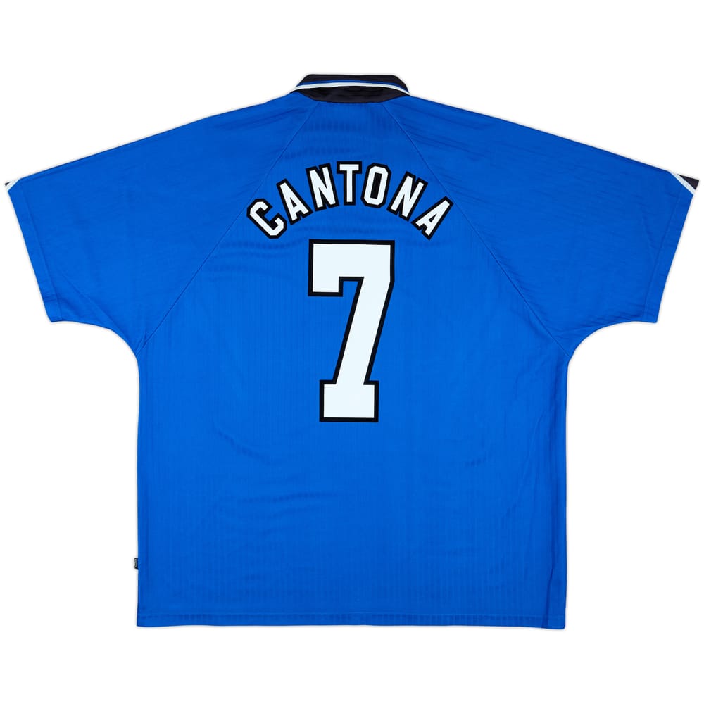1996-98 Manchester United Third Shirt Cantona #7 - 8/10 - (XXL)