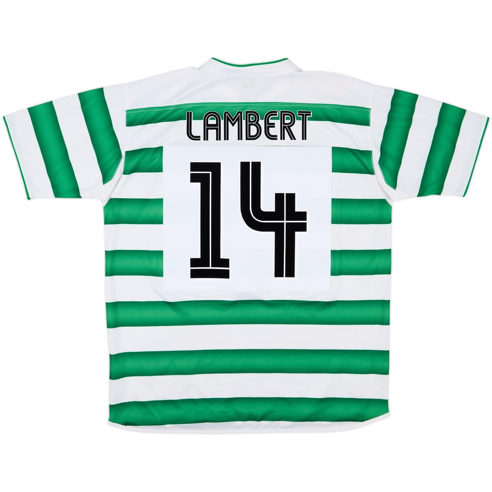 2003-04 Celtic Home Shirt Lambert #14 - 7/10 - (XL)
