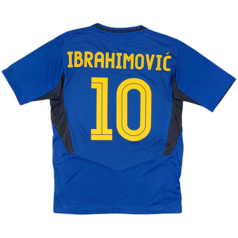 2004-06 Sweden Away Shirt Ibrahimovic #10 - 9/10 - (M)