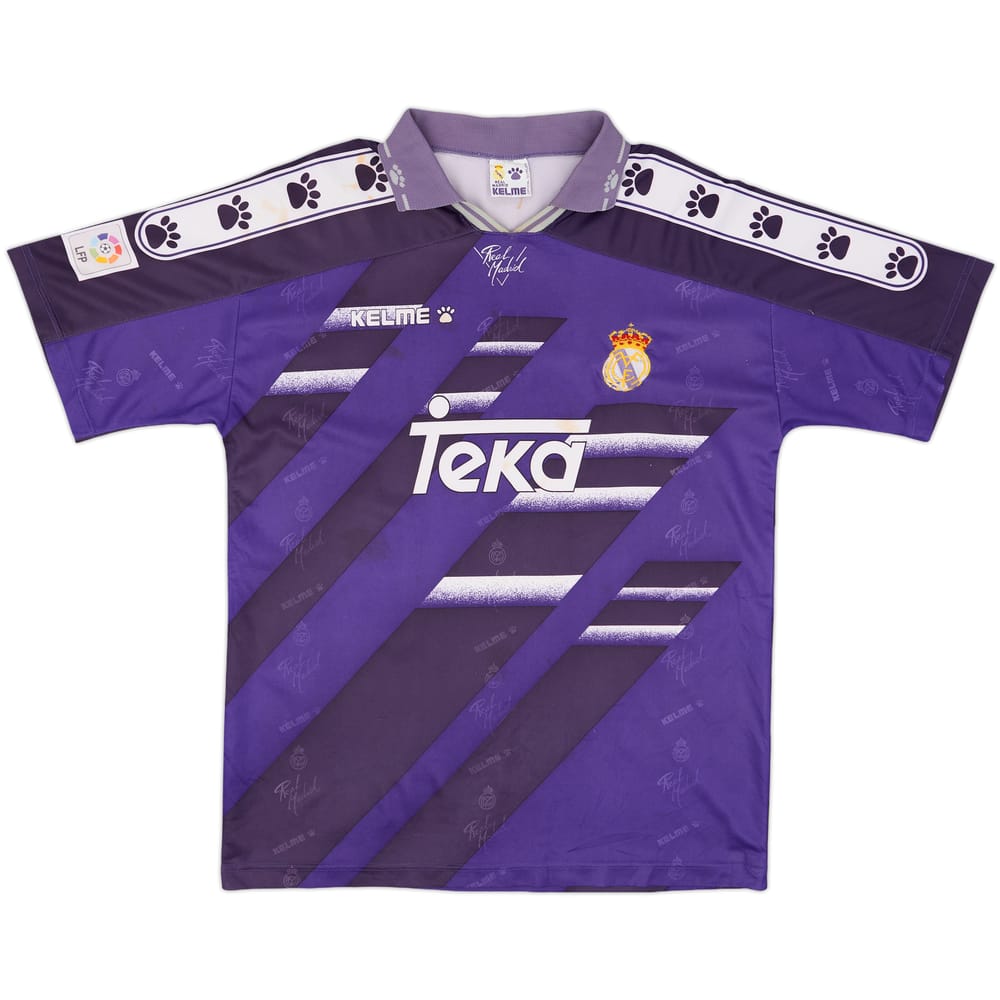 1994-96 Real Madrid Away Shirt - 7/10 - (XL)