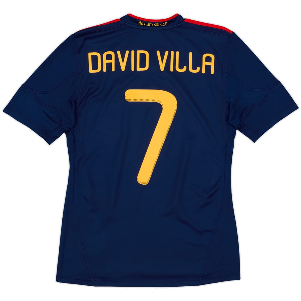2010-11 Spain Away Shirt David Villa #7 - 8/10 - (S)