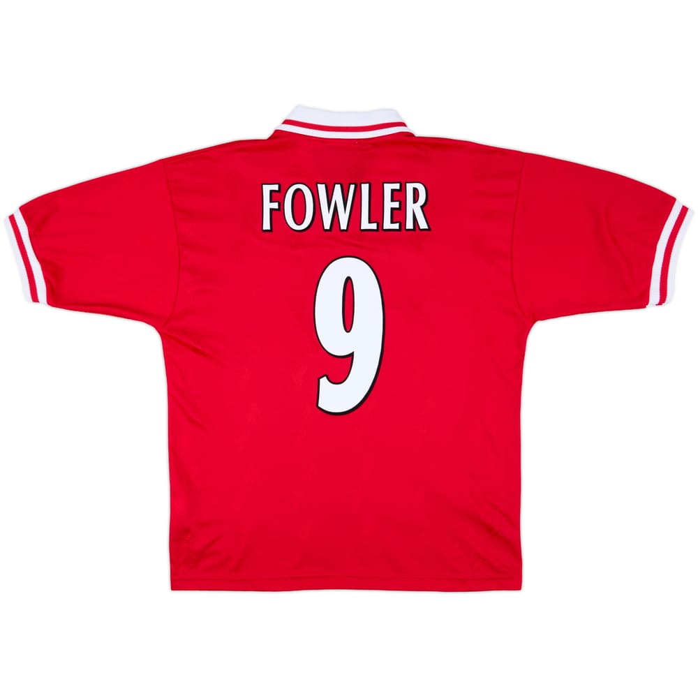 1996-98 Liverpool Home Shirt Fowler #9 - 10/10 - (L)