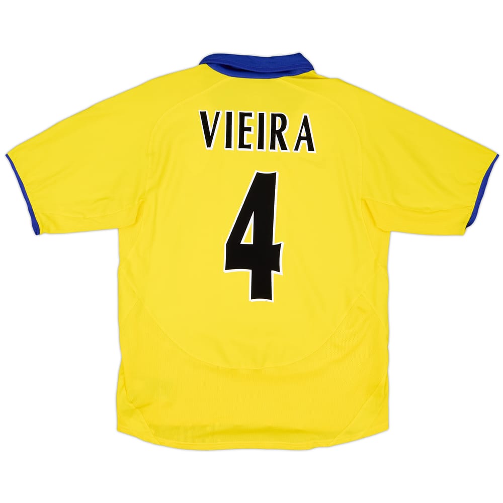 2003-05 Arsenal Away Shirt Vieira #4 - 8/10 - (M)