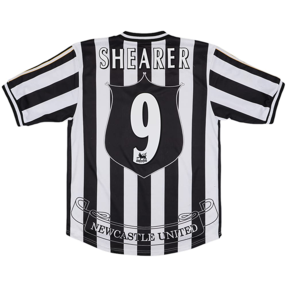 1997-99 Newcastle Home Shirt Shearer #9 - 6/10 - (M)