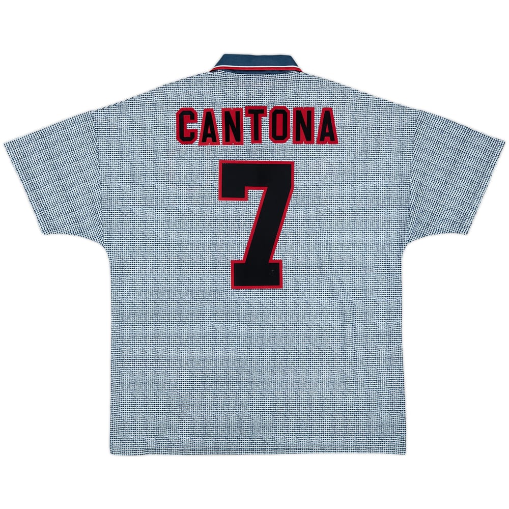 1995-96 Manchester United Away Shirt Cantona #7 - 9/10 - (XL)