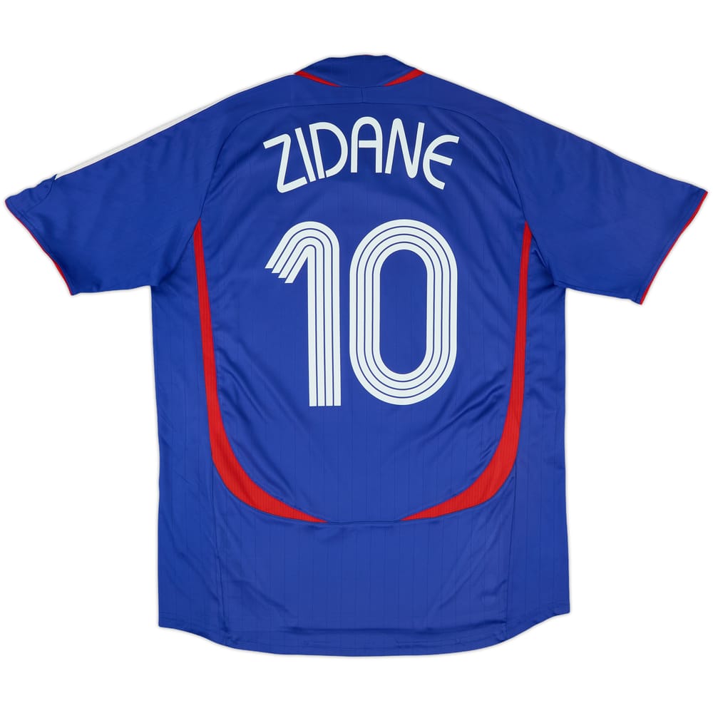 2006-07 France Home Shirt Zidane #10 - 8/10 - (L)
