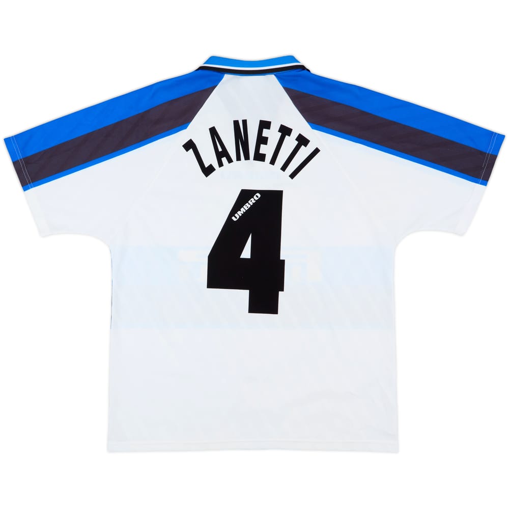 1996-97 Inter Milan Away Shirt Zanetti #4 - 9/10 - (L)