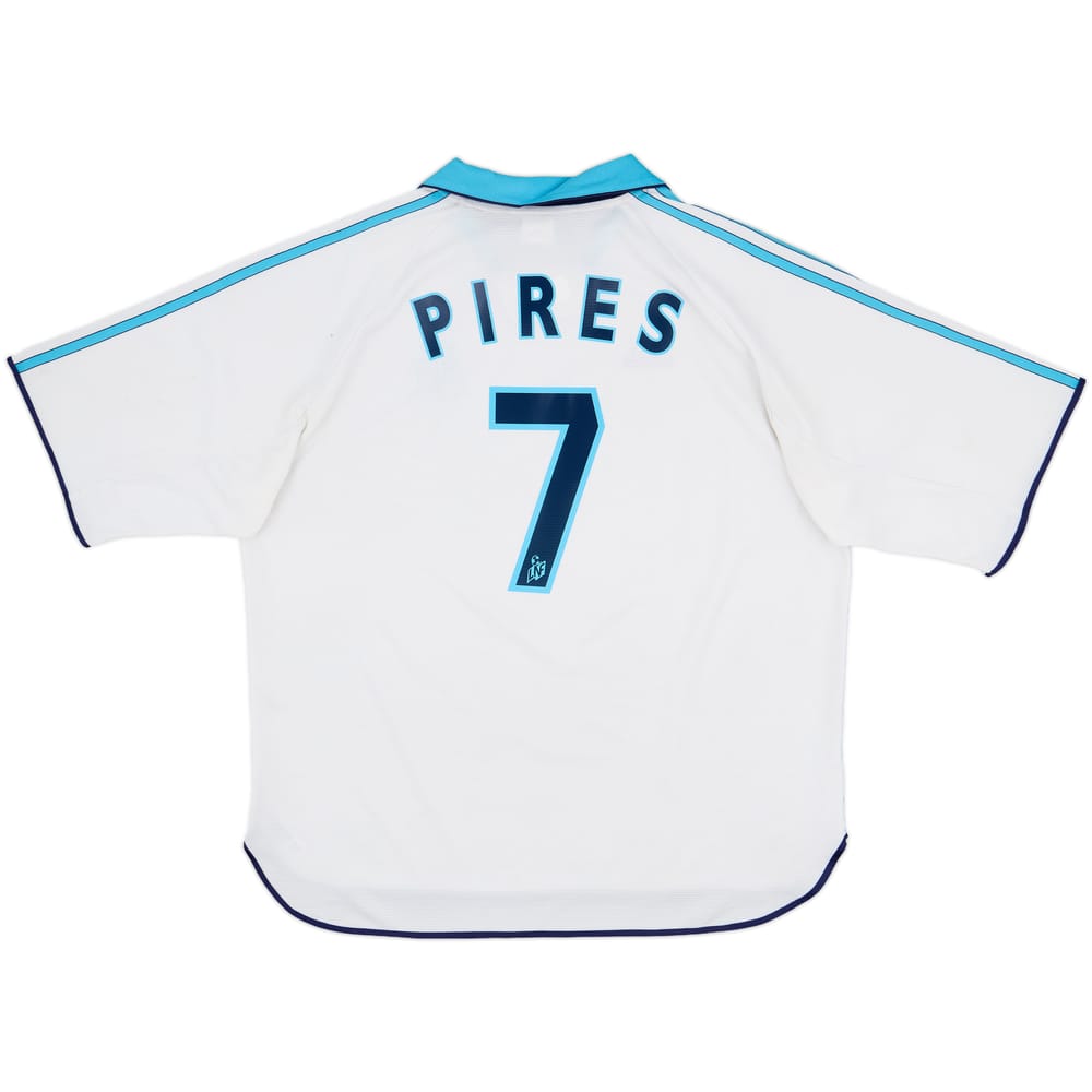 1999-00 Olympique Marseille Home Shirt Pires #7 - 6/10 - (XL)