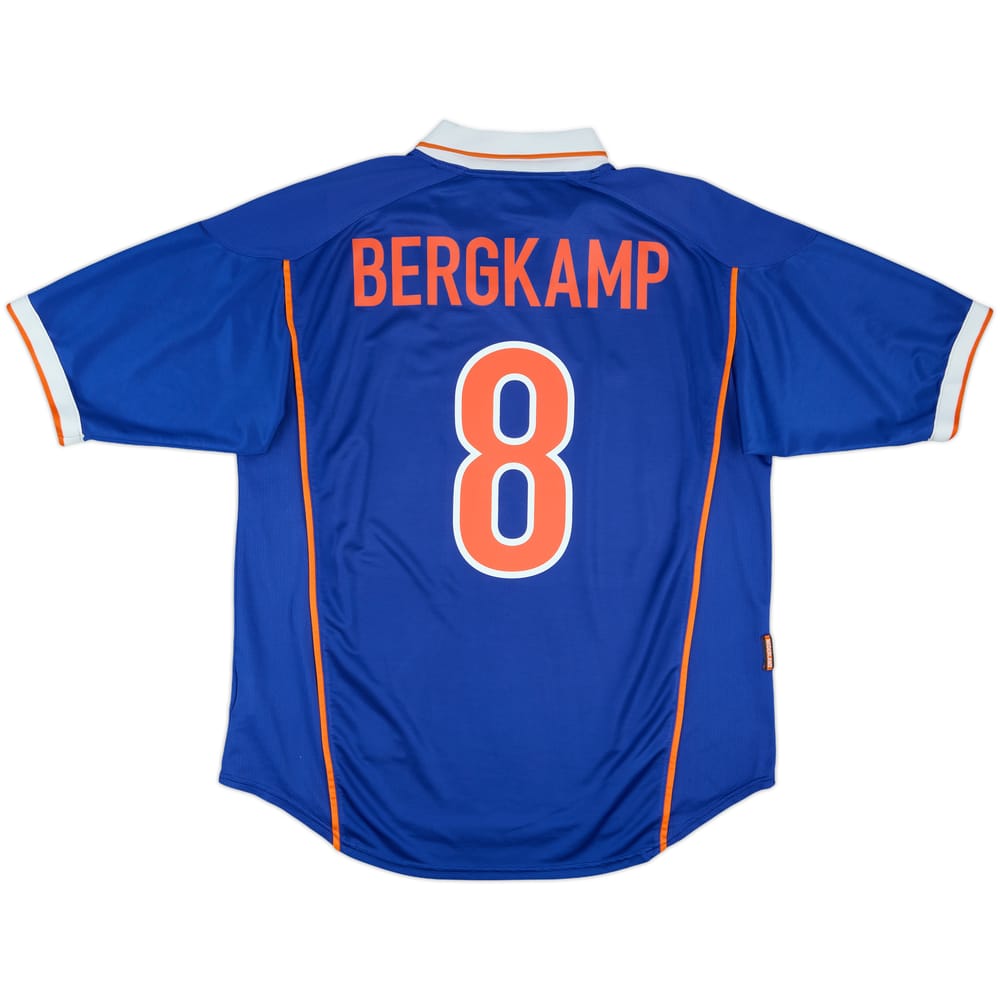 1998-00 Netherlands Away Shirt Bergkamp #8 - 8/10 - (XL)