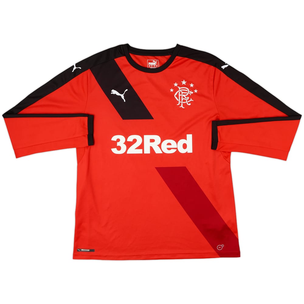 2015-16 Rangers Away L/S Shirt - 8/10 - (L)