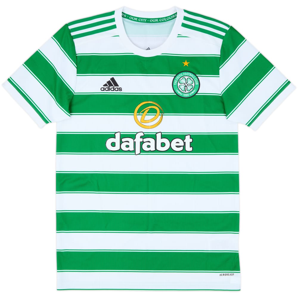 2021-22 Celtic Home Shirt - 10/10 - (S)