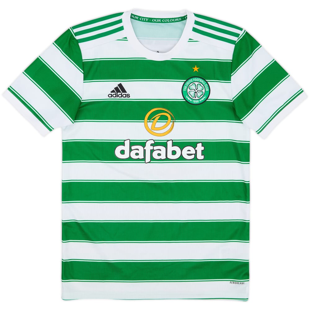 2021-22 Celtic Home Shirt - 10/10 - (S)