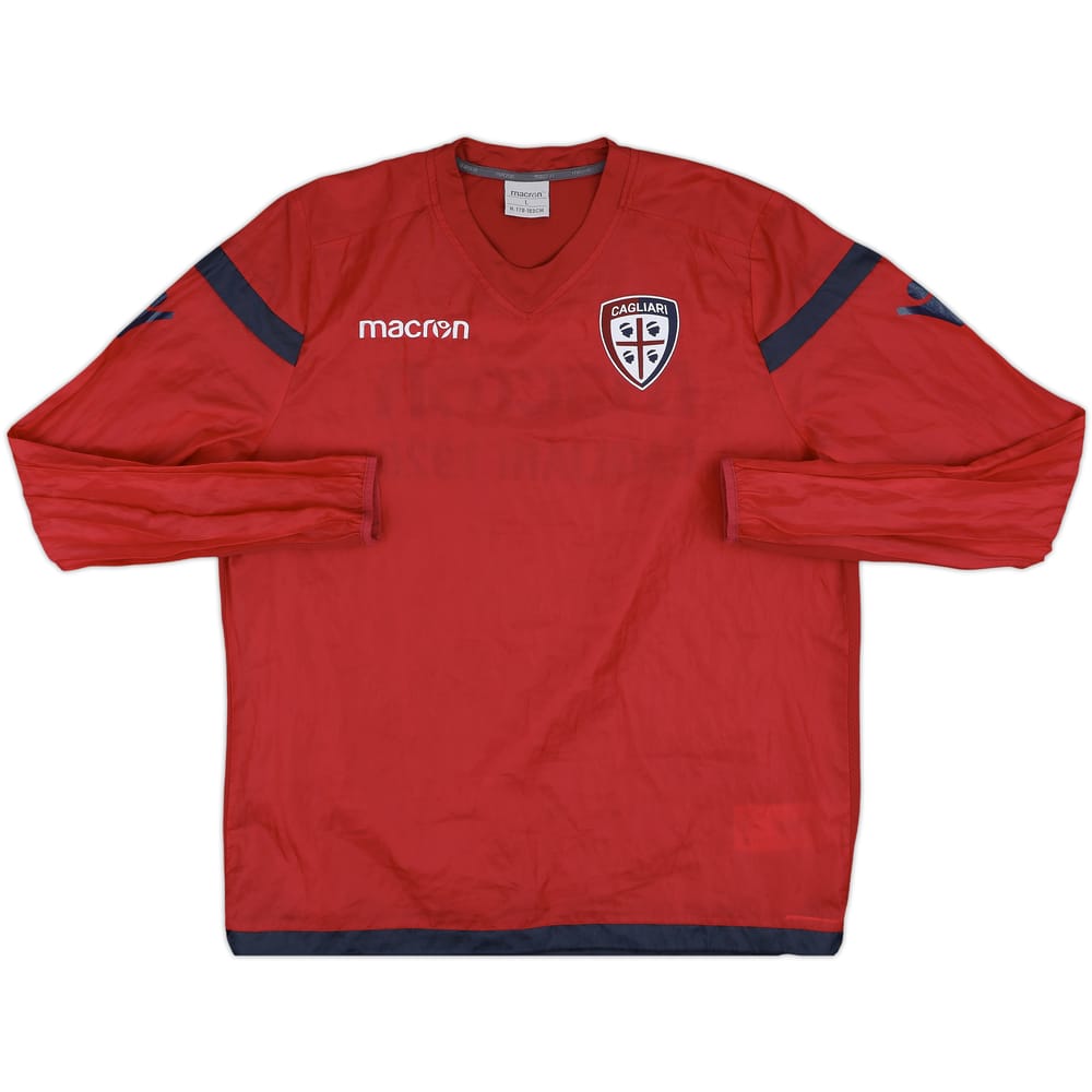 2013-14 Cagliari Macron Windbreaker - 8/10 - (L)