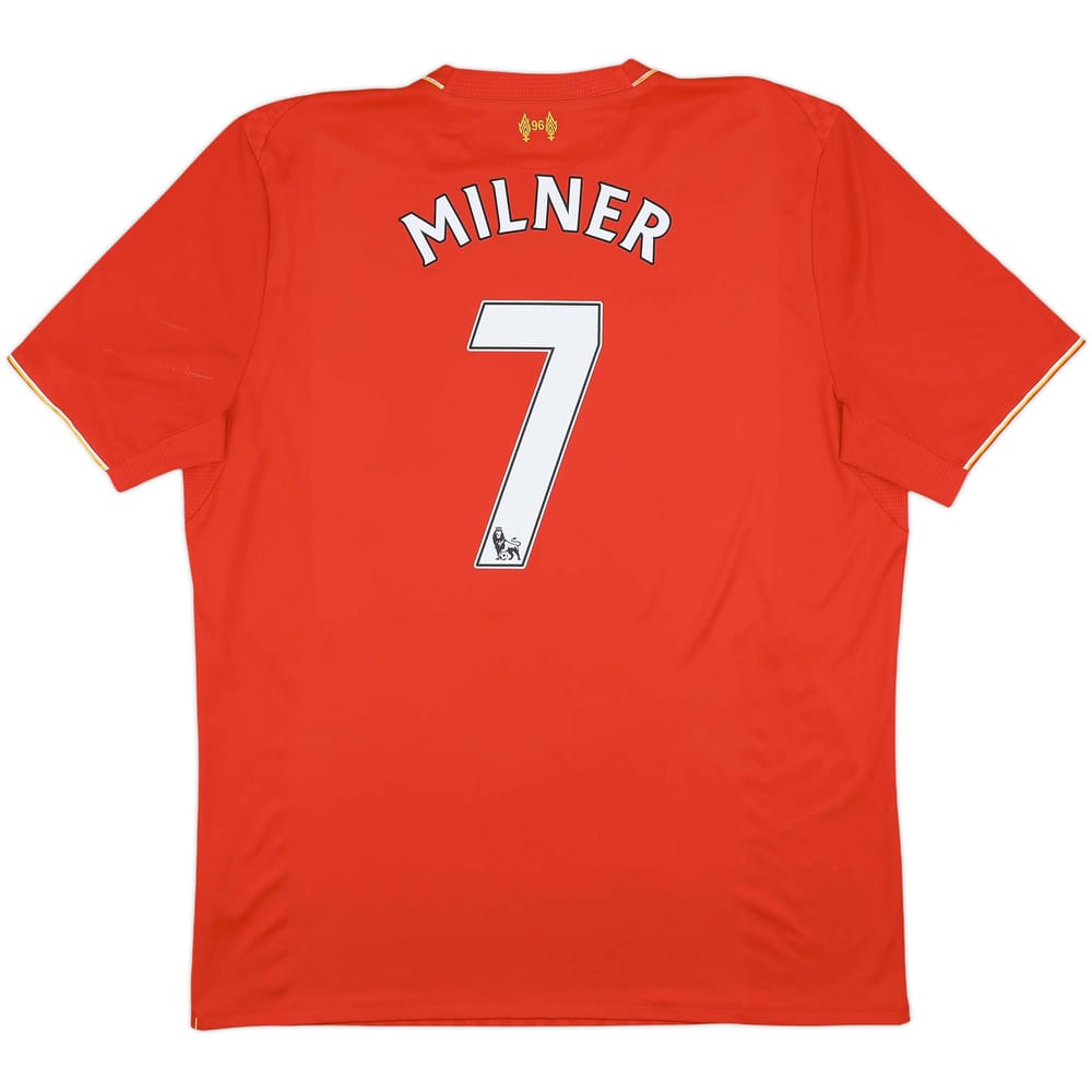 2015-16 Liverpool Home Shirt Milner #7 - 8/10 - (XXL)