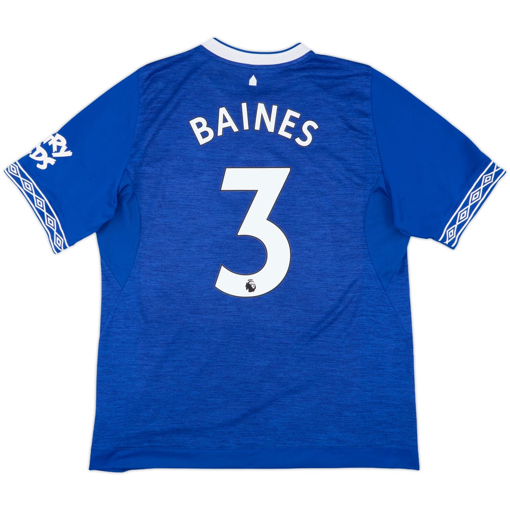 2018-19 Everton Home Shirt Baines #3 - 8/10 - (XL)