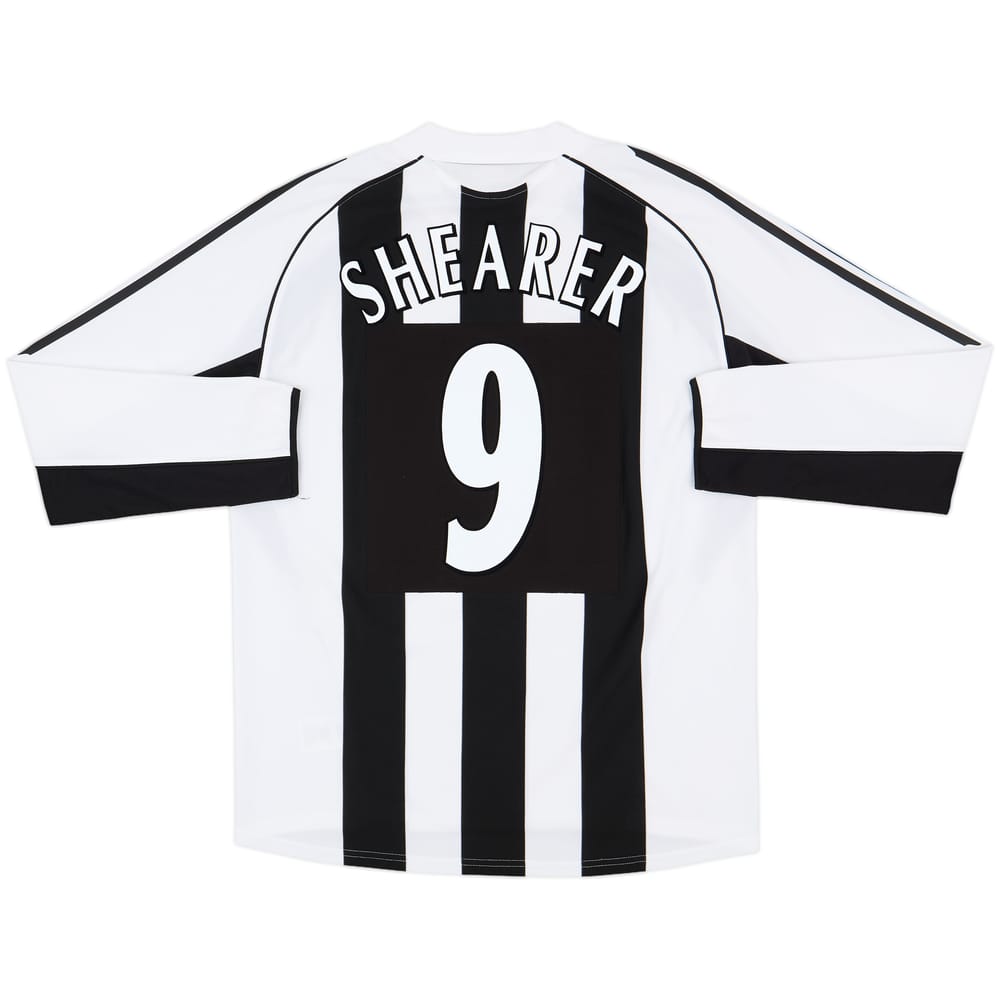 2005-07 Newcastle Home L/S Shirt Shearer #9 - 8/10 - (L)